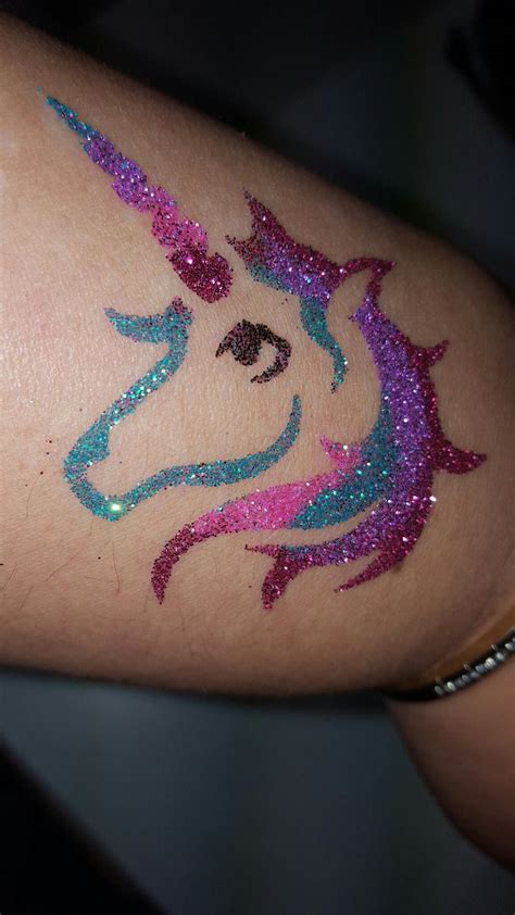 Glitter tattoos with stamps and skin safe glue | Tattoos for kids, Glitter tattoo stencils ...