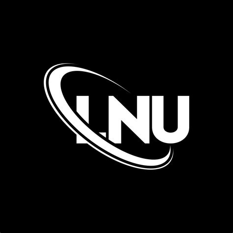 LNU logo. LNU letter. LNU letter logo design. Initials LNU logo linked with circle and uppercase ...