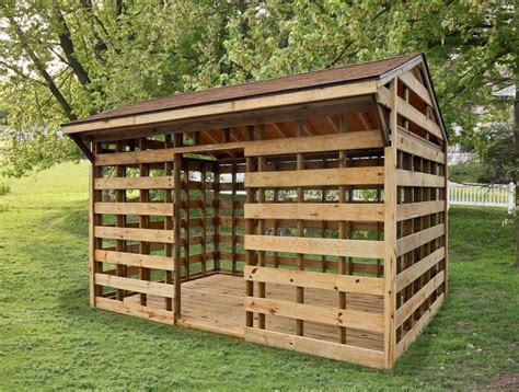 wood sheds | Inventory > Wooden Storage Barns / Sheds > Firewood Sheds ...