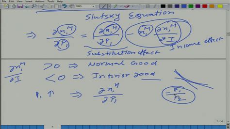 Lecture-70 Slutsky Equation - YouTube