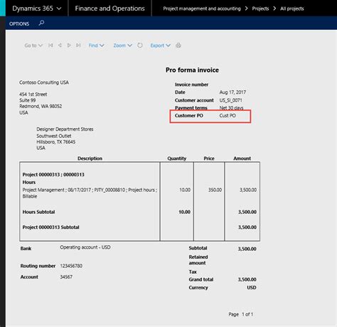 Matching PO on Invoices - projects360 Features Manual - v10.0.16