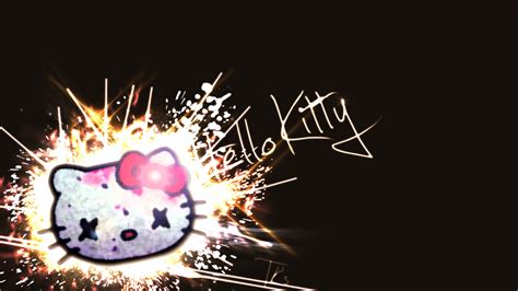 Black Hello Kitty Background ·① WallpaperTag