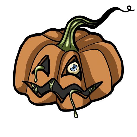 Zombie Pumpkin, Me, Digital art, 2020 : r/Art