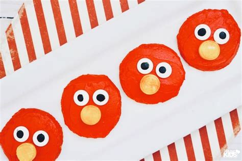 Make Fun and Easy Elmo Cookies! - Jinxy Kids