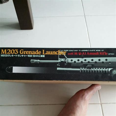 M203 Grenade Launcher Attachment for M16 Replica Rifle.(Plastic Model ...