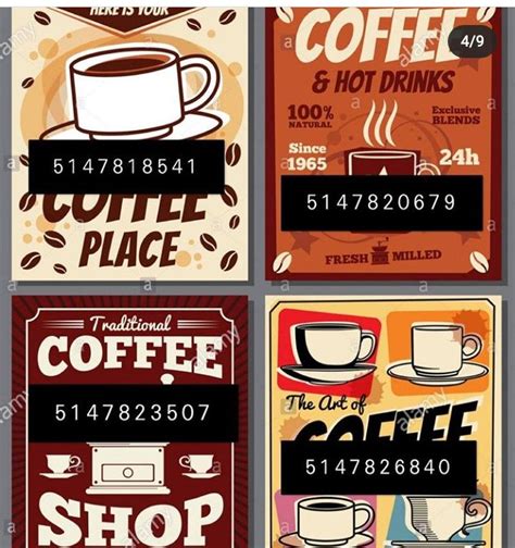 Pin on bloxburg | Coffee decal, Cafe decal codes bloxburg, Bloxburg decals codes