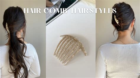 How To Use Side Hair Combs