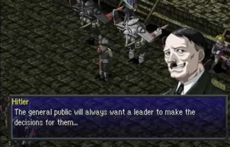 Remember that time in persona 2 where you LITERALLY FOUGHT HITLER? Yeah ...