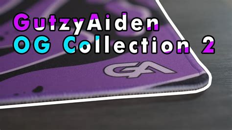 Gutzy Aiden Mousepad Review - OG Collection 2 - YouTube