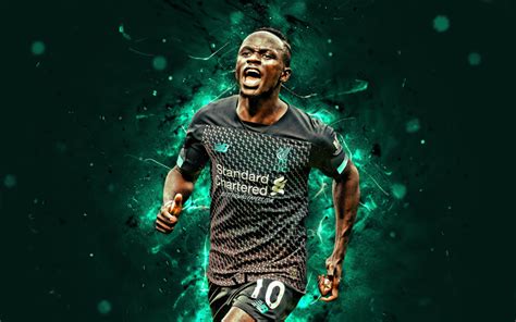 Download wallpapers Sadio Mane, 4k, black uniform, Senegalese ...