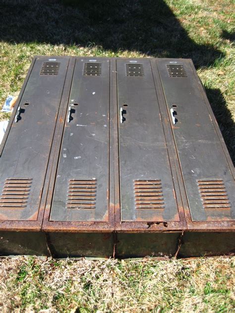 before & after: locker restoration | Vintage lockers, Industrial ...