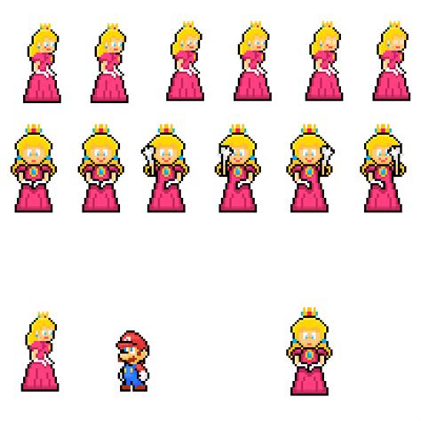 Pixilart - Princess Peach sprites by AstroPuff