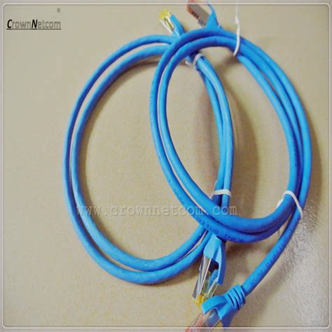 CAT6A SSTP PATCH CORD RJ45 SHIELDED 26AWG PATCH CABLE WITH DIFFERENT COLORS