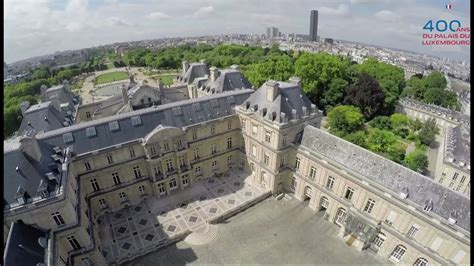 Le Palais du Luxembourg vu du ciel - YouTube