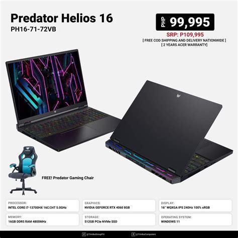 Predator Helios 16, Computers & Tech, Laptops & Notebooks on Carousell