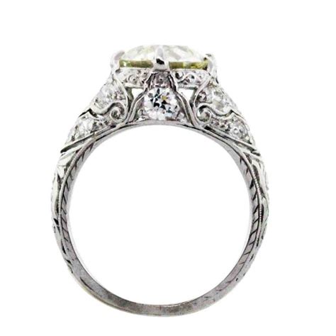 Antique Platinum Engagement Ring Settings | Vintage engagement rings, Antique wedding rings ...