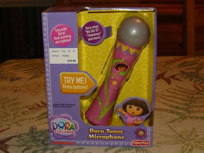 Dora the Explorer Tunes Real Microphone 2 Languages NEW | #169668682