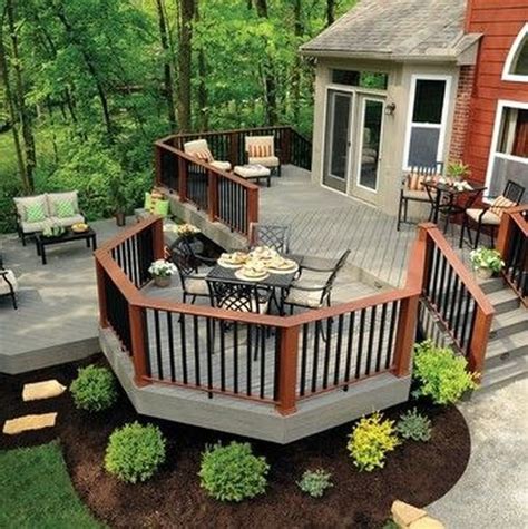 Amazing Backyard Patio Remodel Ideas 10 | Decks backyard, Backyard deck, Patio design