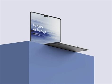 Free MacBook Air M2 Mockup PSD Set - Good Mockups