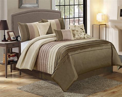 Unique Home 7 Piece EDEN Patchwork And Pintuck Bed In A Bag Clearance bedding Comforter Duvet ...