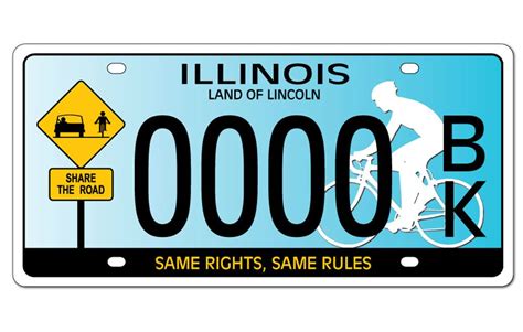 Illinois license plate template - horcovers