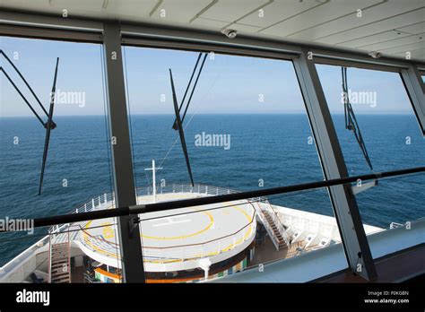 Inside a modern cruise ship bridge navigating in the ocean The Celebrity Eclipse Stock Photo - Alamy