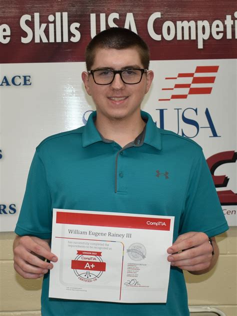 CCCTC Information Technology Student, William Rainey III, Earns CompTIA A+ Certification - CCCTC