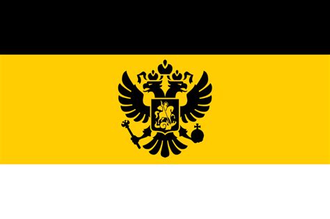 Russian Empire Flag Black Yellow White - bmp-cheese