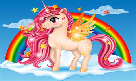 Rainbow Unicorn Wallpaper Widescreen