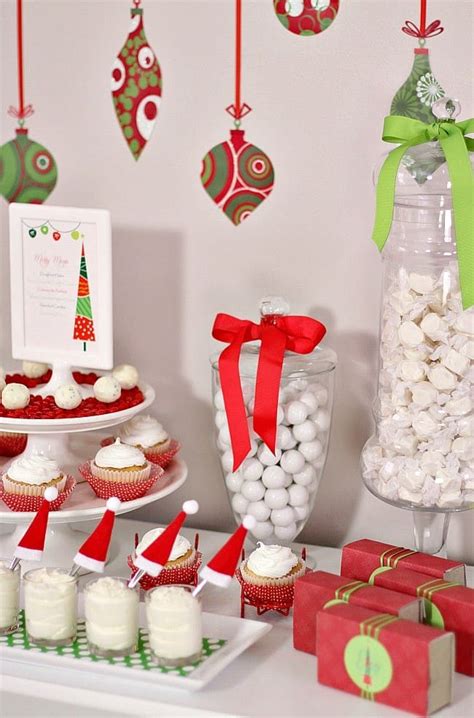 Traditional Red & Green Family Friendly Christmas Party Ideas - Celebrations at Home