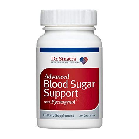 Dr. Sinatra's Advanced Blood Sugar Support with Pycnogenol Supplement, 30 Capsules (30-Day ...