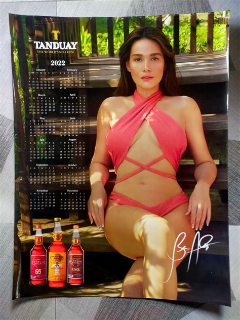 Bea Alonzo tanduay calendar, Hobbies & Toys, Memorabilia & Collectibles, Fan Merchandise on ...