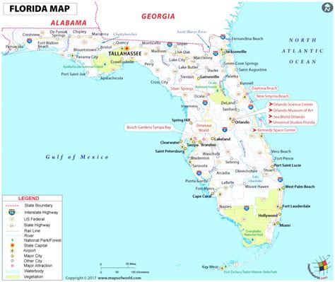 Map Of Florida West Coast Towns - Printable Maps