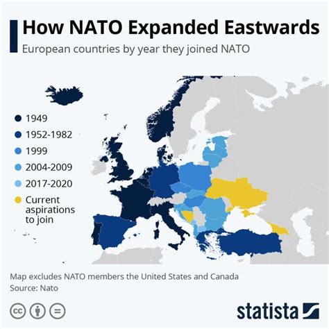 Maps show how NATO has grown closer to Russia since 1949 | World | News | Express.co.uk