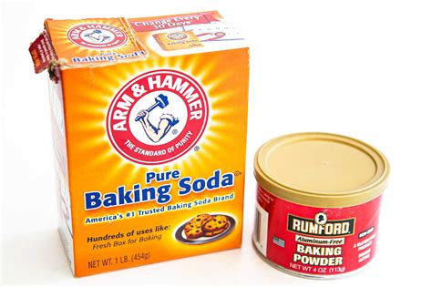 The Difference Between Baking Soda and Baking Powder