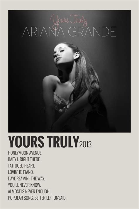 Yours Truly Ariana Grande Album Cover