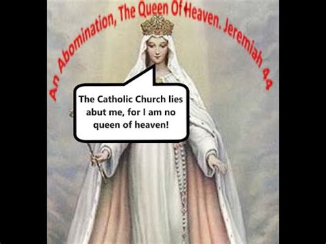 An Abomination, The Queen Of Heaven Jeremiah 44 - YouTube