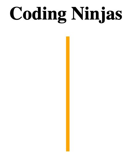 How to make a Vertical Line in HTML - Coding Ninjas