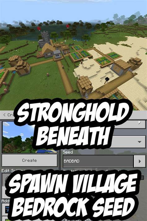 Minecraft PE/Bedrock Stronghold Seed: BADBAD | Minecraft tips, Minecraft seed, Minecraft blueprints