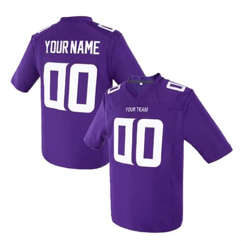 Custom Purple Football Jersey