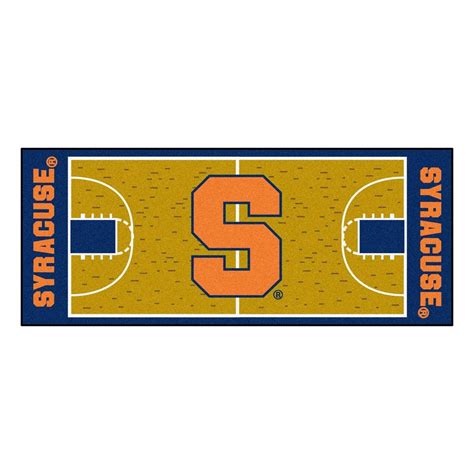 Syracuse Orangemen 30" x 72" Basketball Court Runner - Syracuse ...