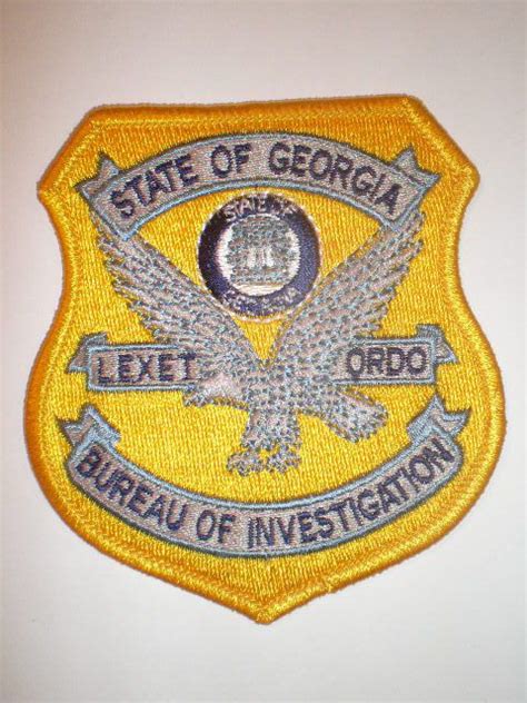 GA Georgia State Police Criminal Investigation Bureau patch | Police ...