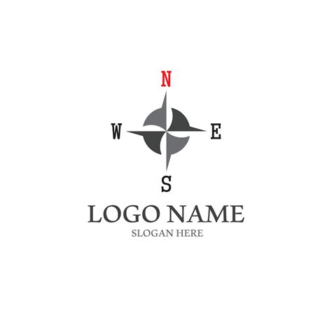 Compass logo template vector icon 14392015 Vector Art at Vecteezy