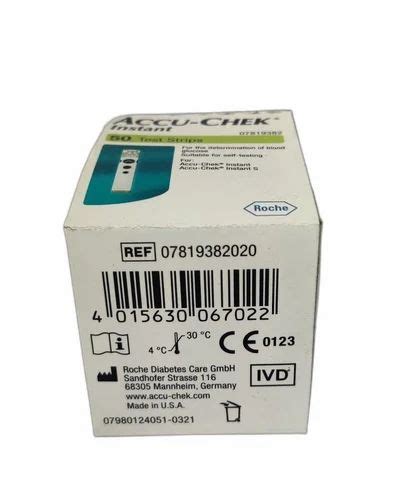 Accu Chek Instant Test Strips at Rs 891/box | Accu-Check Glucose Test ...