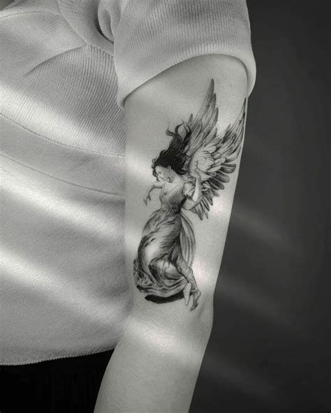 11+ Female Protector Guardian Angel Tattoo Ideas That Will Blow Your Mind!