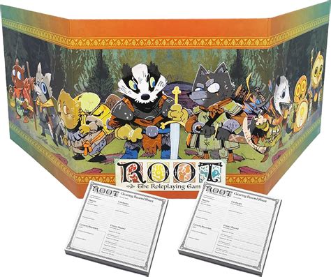 Gamemaster Accessory Pack - Root: The Roleplaying Game Expansion, Tri-Fold Tabletop GM Screen ...