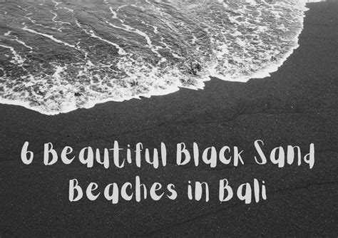 6 Best Black Sand Beaches in Bali 2024 - Our Taste For Life