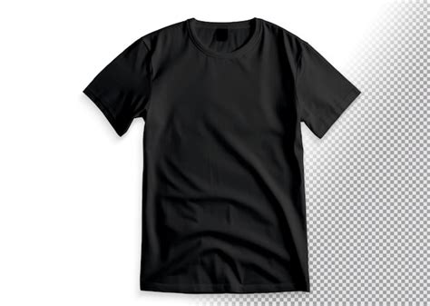 Get Your Hands on a Stylish Black T-Shirt with Transparent Background for Free | IMGPANDA - A ...