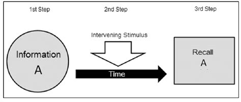 Retroactive interference during memory consolidation. Image taken from ...