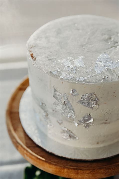 Silver Foil Wedding Cake | San francisco city hall wedding, Practical wedding, City hall wedding